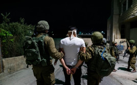 מעצר פעיל של ג'יהאד אסלאמי ביו"ש במהלך מבצע "עלות השחר" (צילום: באדיבות דובר צה"ל)