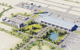 הדמיה של שדה התעופה בנבטים (צילום: הדמיה: סטודיו הקוביה)