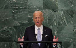נשיא ארצות הברית ג'ו ביידן בעצרת האו"ם (צילום: רויטרס)