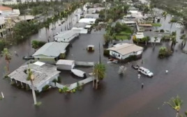 שטפונות בפלורידה אחרי הוריקן איאן (צילום: צילום מסך רויטרס)