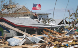 הנזק שהותיר הוריקן איאן בפלורידה (צילום: Win McNamee/Getty Images)