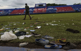 האצטדיון בו התרחש האסון באינדונזיה (צילום: GettyImages, Ulet Ifansasti)