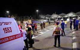 פיגוע הירי במחסום שועפט בירושלים (צילום: פלאש 90)