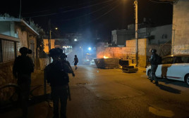 הפרות סדר אלימות בירושלים (צילום: דוברות המשטרה)