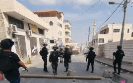 פעילות כוחות המשטרה במזרח ירושלים (צילום: דוברות המשטרה)