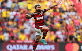 גבריאל ברבוסה, חלוץ פלמנגו (צילום: GettyImages, Buda Mendes)