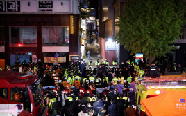 אסון במהלך חגיגות ליל כל הקדושים בקוריאה הדרומית (צילום: REUTERS/Kim Hong-ji/File Photo)