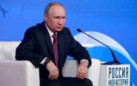 ולדימיר פוטין (צילום: Sputnik/Sergei Fadeichev/Pool via REUTERS)
