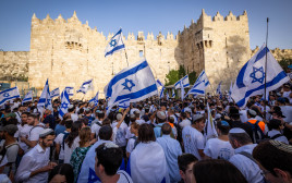 מצעד הדגלים בירושלים (צילום: נתי שוחט, פלאש 90)