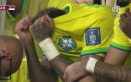 שחקן נבחרת ברזיל ניימאר (צילום: צילום מסך, מתוך טוויטר)