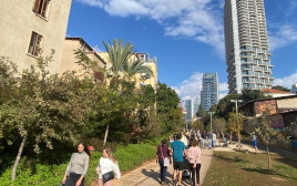 יום שמשי בתל אביב (צילום: אבשלום ששוני)