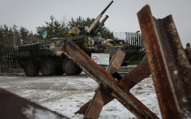 גבול אוקראינה - בלארוס (צילום: REUTERS/Gleb Garanich)