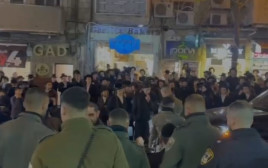 הפרות סדר בירושלים (צילום: דוברות המשטרה)