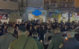 הפרות סדר בירושלים (צילום: דוברות המשטרה)