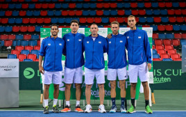 נבחרת ישראל גביע דייויס (צילום: אתר רשמי, איגוד הטניס)