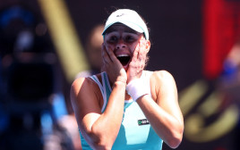 מגדה לינט, טניסאית פולנייה, אליפות אוסטרליה 2023 (צילום: רויטרס)