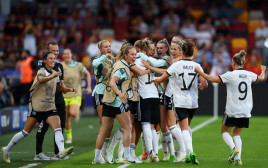 נבחרת הנשים של גרמניה בכדורגל (צילום: GettyImages, Mike Hewitt)