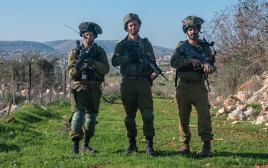 חיילי גדוד 71, גבול לבנון (צילום: דובר צה"ל)