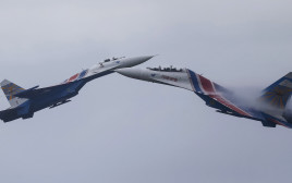 מטוס קרב רוסי מדגם סוחוי סו-27 (צילום: רויטרס)