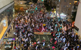 השבוע ה-11 להפגנות  (צילום: אבשלום ששוני)