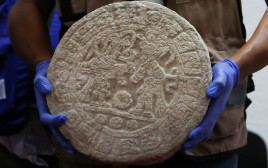 תגלית מדהימה במקסיקו: ארכיאולוגים מצאו לוח תוצאות של משחק כדור בן אלף שנה (צילום: רויטרס)