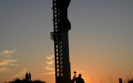 הסטארשיפ מתחנת השיגור בבוקה צ'יקה (צילום: REUTERS/Gene Blevins )