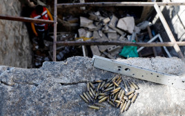 זירת הקרב בשכם (צילום: REUTERS/Raneen Sawafta)