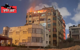 מבנה של הג'יהאד האיסלאמי שהותקף על ידי צה"ל בעזה (צילום: REUTERS/Mohammed Salem)