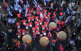 ההפגנה נגד הרפורמה המשפטית, תל אביב (צילום: אבשלום ששוני)