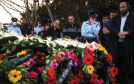 הלווייתו של השוטר אמיר חורי ז"ל (צילום: דוד כהן, פלאש 90)