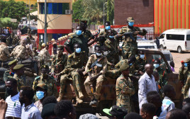 כוחות חמושים בחרטום, בירת סודן (צילום: gettyimages)