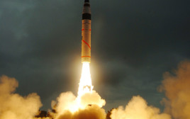 טיל גרעיני (צילום: REUTERS/Indian Defence Research and Development Organisation)