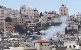 כוחות צה"ל פועלים בשכם (צילום: רשתות ערביות, שימוש לפי סעיף 27 א')