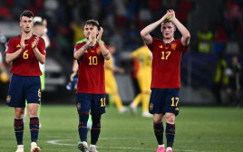 סיום דרמטי ובפסגת הבית. נבחרת ספרד הצעירה (צילום: אימג'בנק  GettyImages)