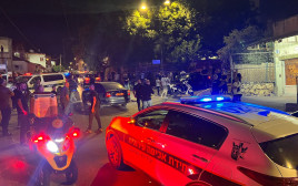 זירת האירוע בשפרעם (צילום: תיעוד מבצעי מד"א)