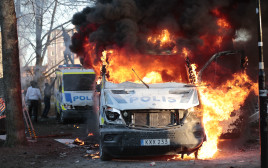 עימותים אלימים בעיר אורברו, שוודיה (צילום: gettyimages)