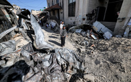 הרס בג'נין לאחר מבצע "בית וגן" (צילום: AFP via Getty Images)