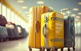 מזוודות בנמל התעופה, אילוסטרציה (צילום: אינג'אימג')