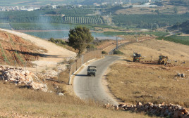 כוחות צה"ל בגבול לבנון (צילום: REUTERS/Aziz Taher)