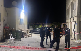 ירי בג'סר א-זרקא, ארכיון (צילום: דוברות המשטרה)