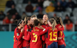 שחקניות נבחרת ספרד נשים (צילום: GettyImages, Buda Mendes)