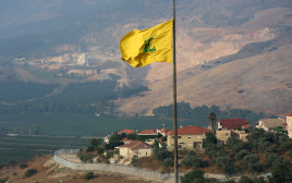 דגל חיזבאללה (צילום: REUTERS/Aziz Taher)