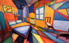 היצירה של KipKop Art Studio בחדר 411 במלון אימפריאל (צילום: יחצ)