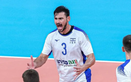 טמיר הרשקו שחקן נבחרת ישראל בכדורעף (צילום: אתר רשמי, איגוד הכדורעף)