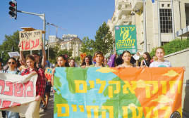 הפגנת "נוער למען האקלים" בירושלים (צילום: מגמה ירוקה)