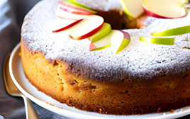 עוגת תפוחים בחושה לראש השנה. מתכון באדיבות משק תמם (צילום: יחצ)