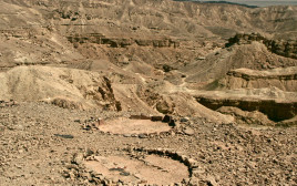 אתר החפירה בדרום (צילום: עוזי אבנר)