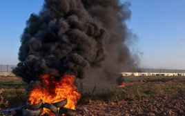 עימותים בגבול עזה (צילום: AFP via Getty Images)