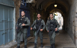 כוחות מג"ב בירושלים (צילום: דוברות המשטרה)