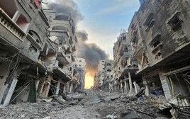 רצועת עזה (צילום: REUTERS/Anas al-Shareef)